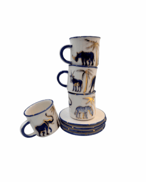 African cup & saucer