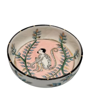Safari Monkey Small Salad Bowl - Choose Your colour
